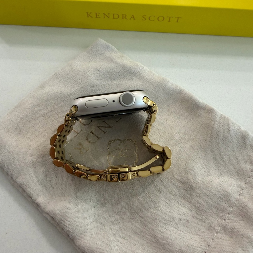 Kendra Scott Alex 5 Link Watch Band-Gold Tone - Picture 3 of 14